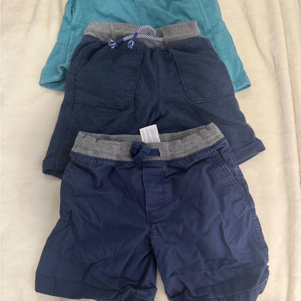 Carter's Navy and Dark Blue Kids Shorts Set